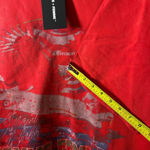 •NWT• Homme + Femme LA • Space Ship Tee in Red
HFFW2024104-1 • Men’s L - Picture 6 of 10